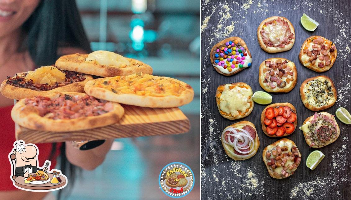 Peça diferentes tipos de pizza