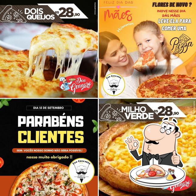 Escolha diversos tipos de pizza