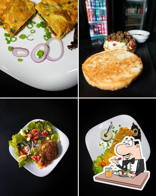 Platos en Greema Burger