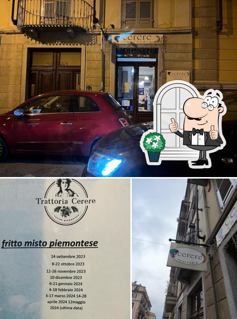 Gli esterni di Trattoria Cerere