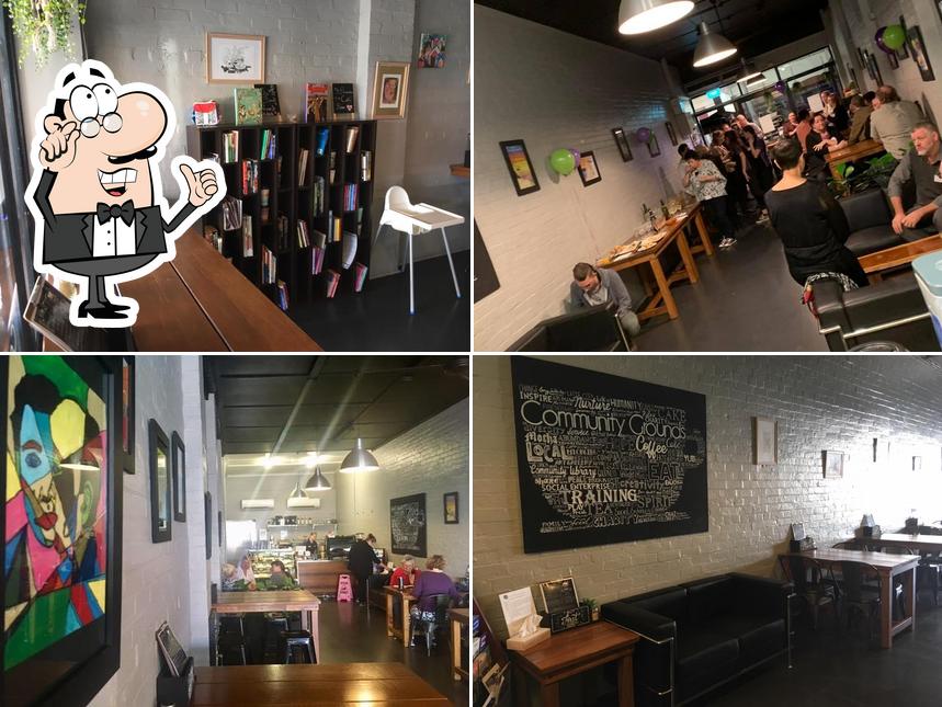 Check out how Community Grounds Cafe looks inside