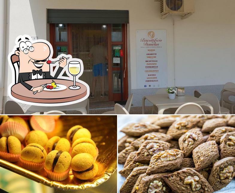 La cibo e interni del ristorante