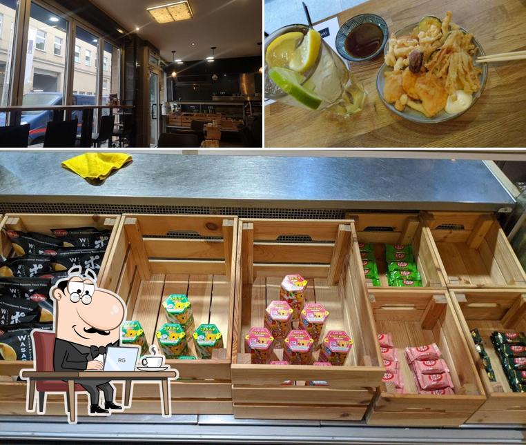 L’image de la intérieur et nourriture de Genki Ramen’s