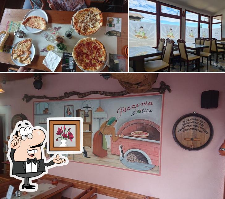 Gli interni di Gostilna in Pizzeria Italia Brežice
