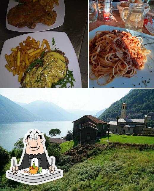 La foto della cibo e esterno di Ristorante Hosterietta