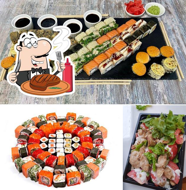 Order meat dishes at Sushi V Dom
