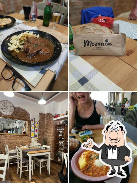 Bistro Mezanin si caratterizza per la interni e bevanda