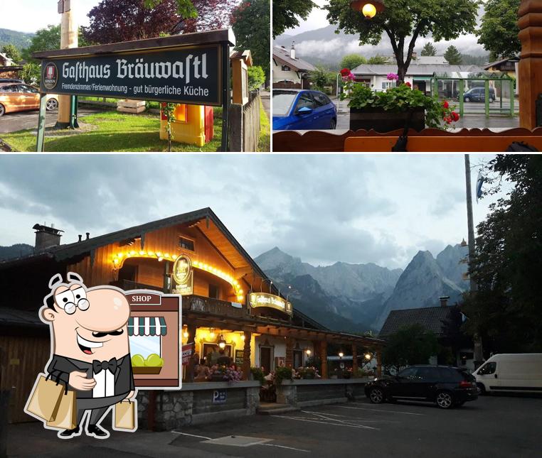 Gasthaus Bräuwastl restaurant, GarmischPartenkirchen, Zugspitzstraße