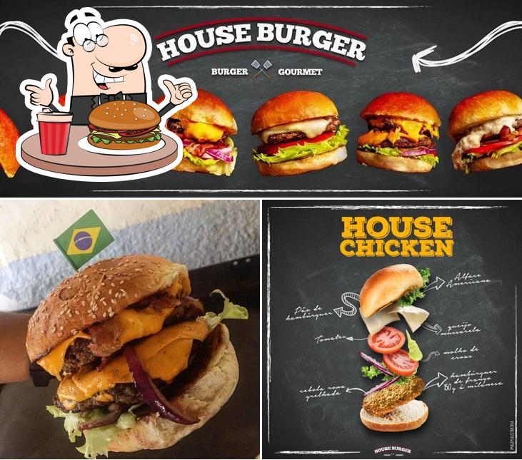 Peça um hambúrguer no House Burger