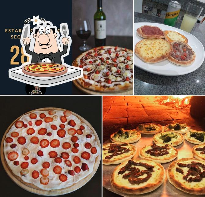 Peça pizza no Que Bella Pizzaria