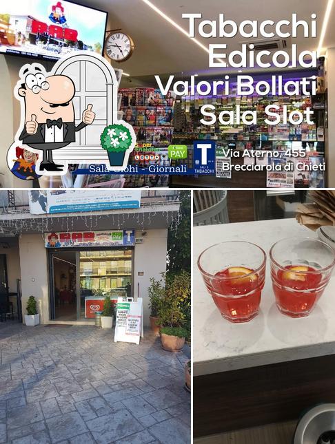 Bar Tabacchi Jolly se distingue par sa extérieur et boire