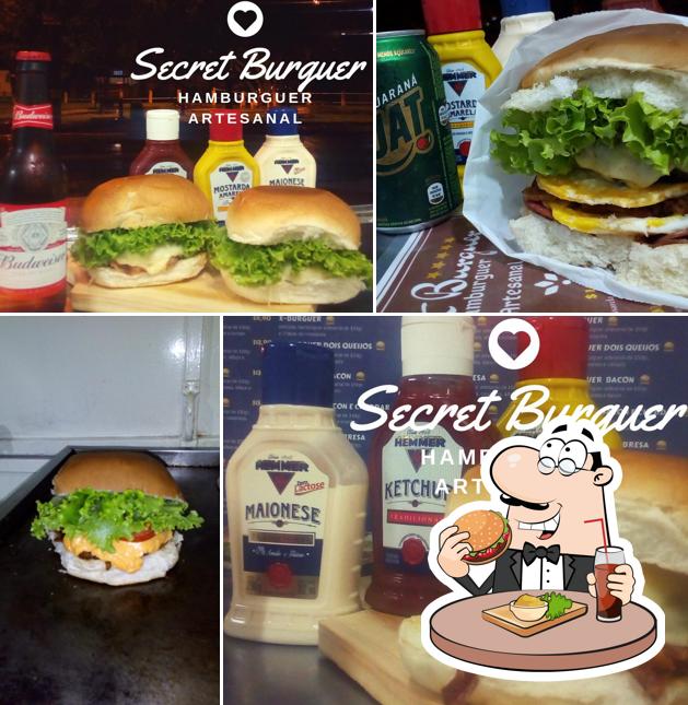 Consiga um hambúrguer no Secret Burguer