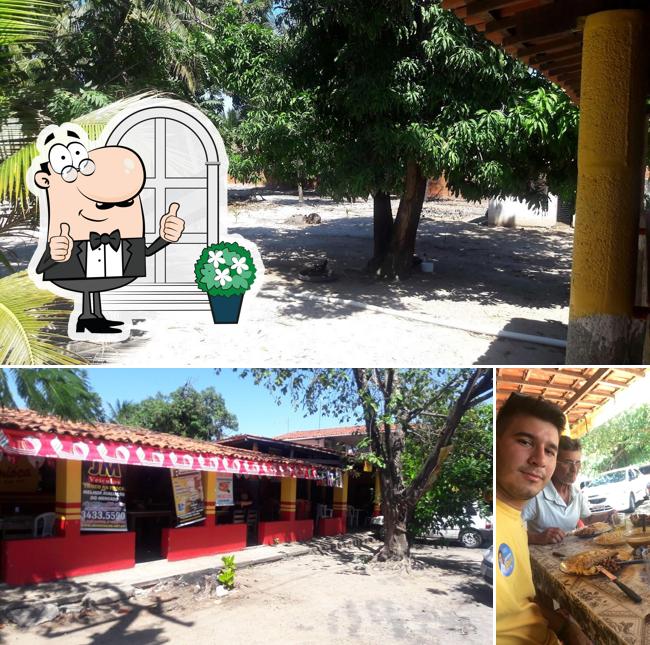 Você pode espairecer no exterior Restaurante Galinha Caipira da Dona Mirtes