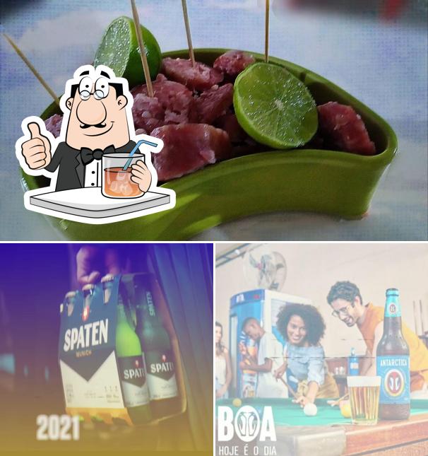 O Bar Sport se destaca pelo bebida e comida