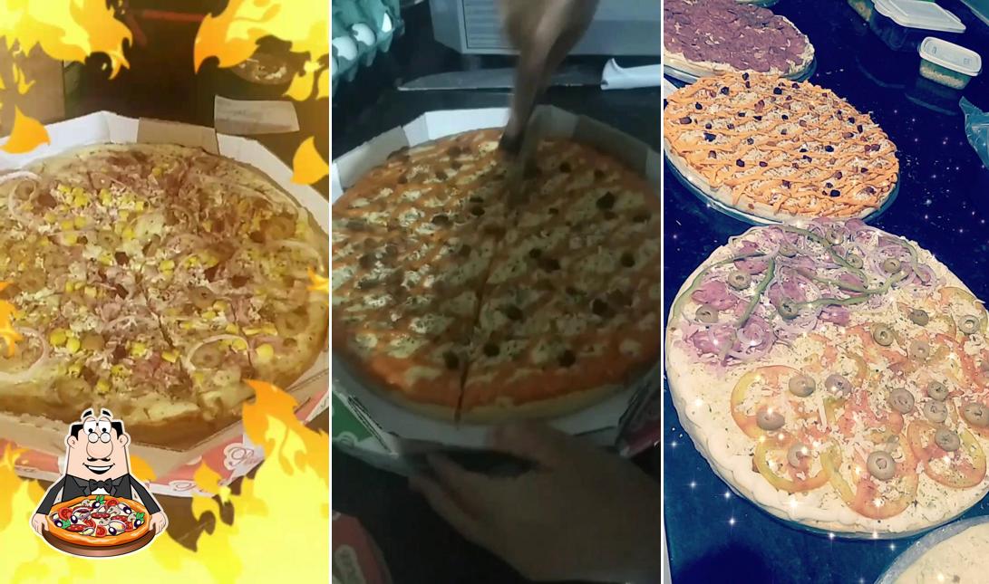 Peça diferentes tipos de pizza