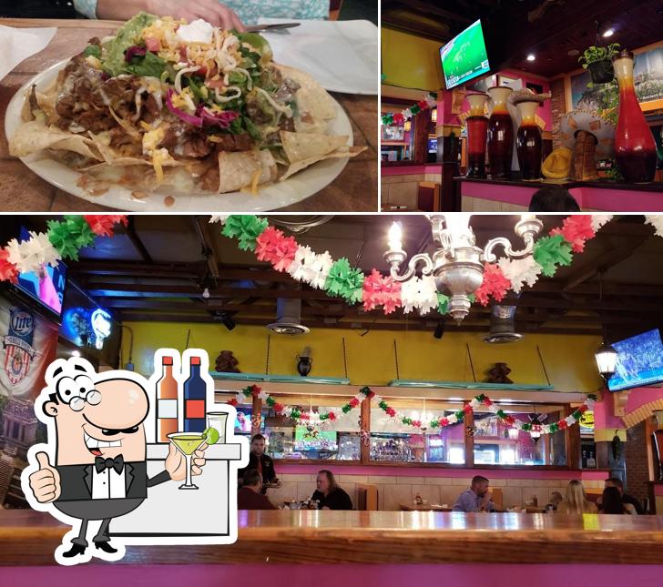 El Potrillo Mexican Restaurant is distinguished by bar counter and food