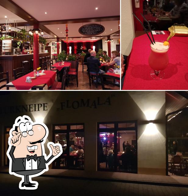 Estas son las fotografías que muestran interior y bebida en Kulturkneipe und Restaurant "FloMaLa"