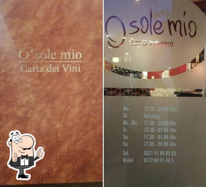 Это фото ресторана "O Sole Mio"