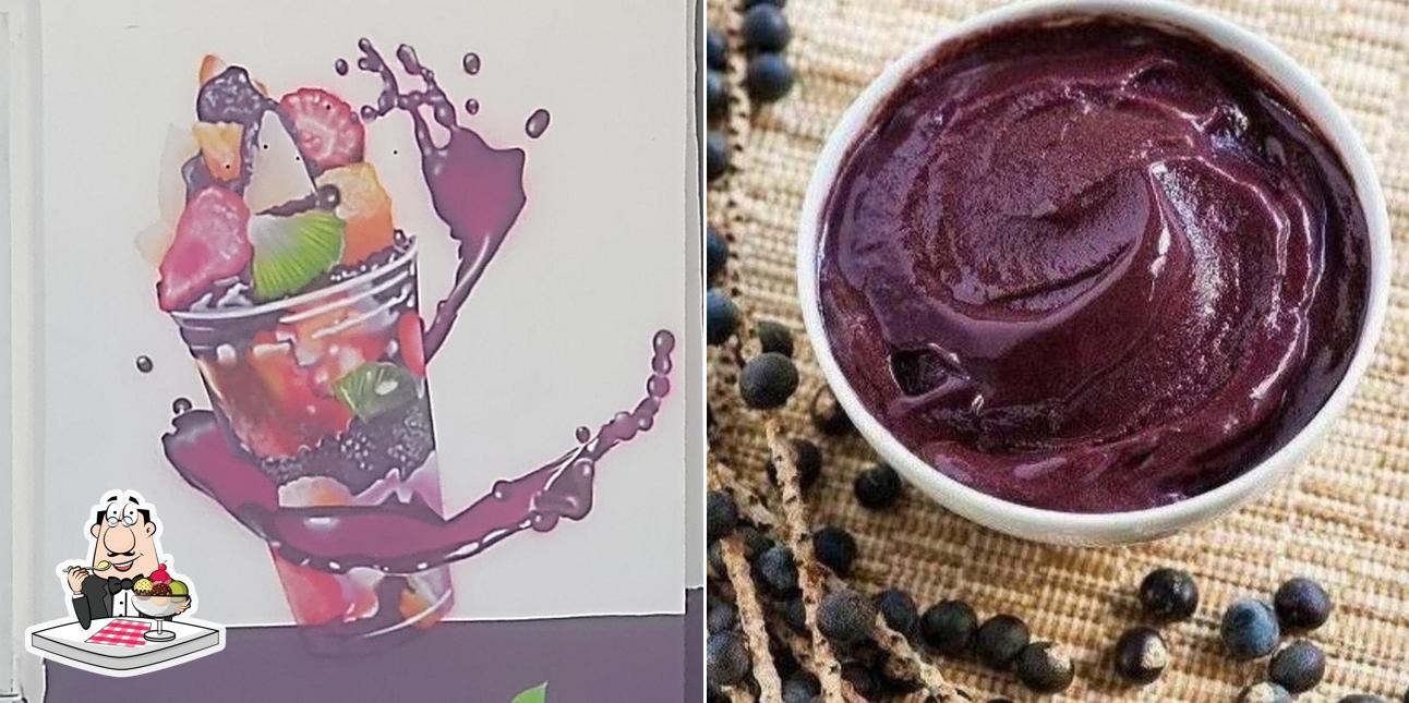 Filipe Açaí e Lanches provê uma gama de pratos doces