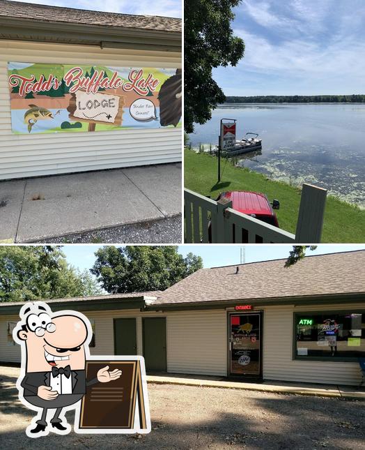 The exterior of The Lodge on Buffalo Lake