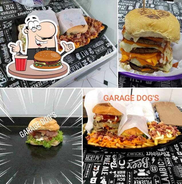 Os hambúrgueres do GARAGE DOGS irão saciar diferentes gostos