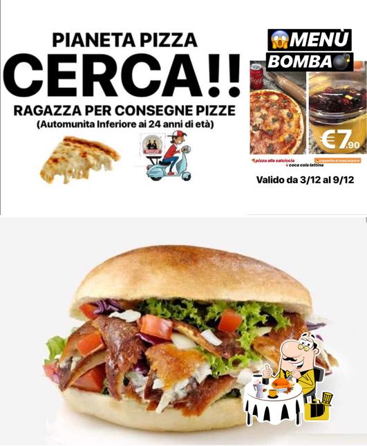 La immagine della cibo e esterno di Pianeta Pizza Di Piscaglia Sandro