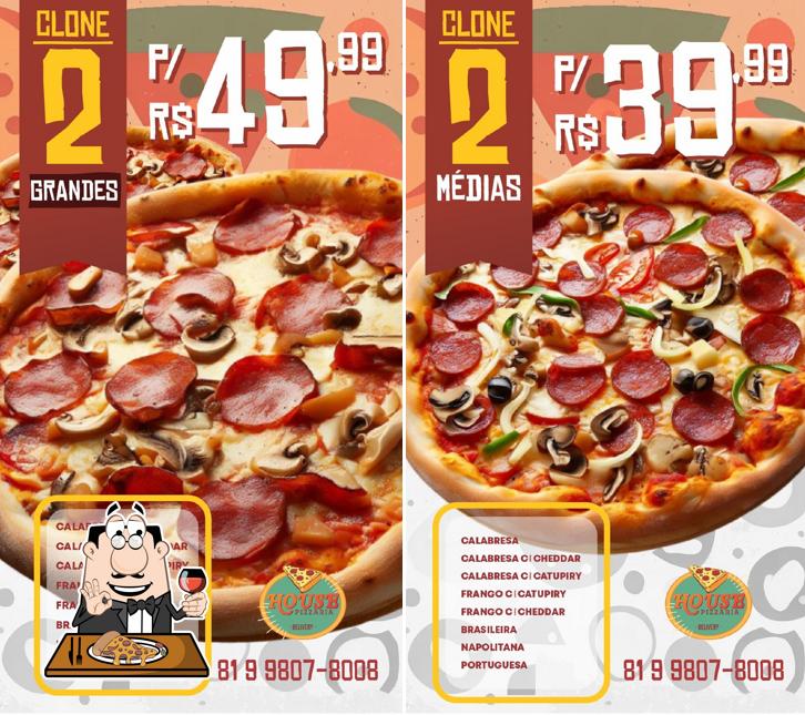 Escolha pizza no Pizza House - Delivery