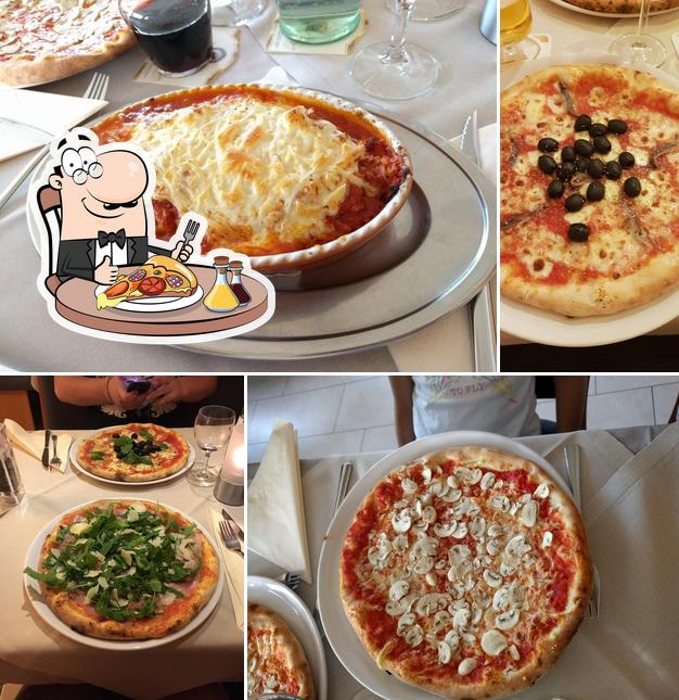 Pizzeria La Calabrisella Steinofen Pizza Daun, Daun