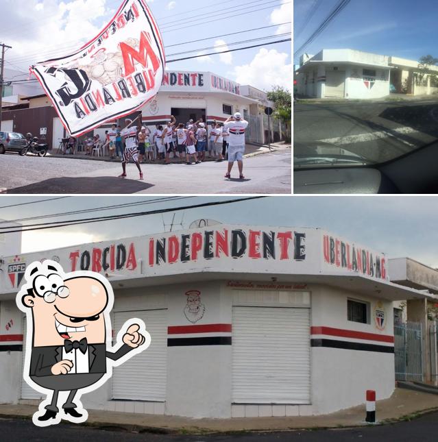 O exterior do Sub-sede Torcida Independente Uberlandia