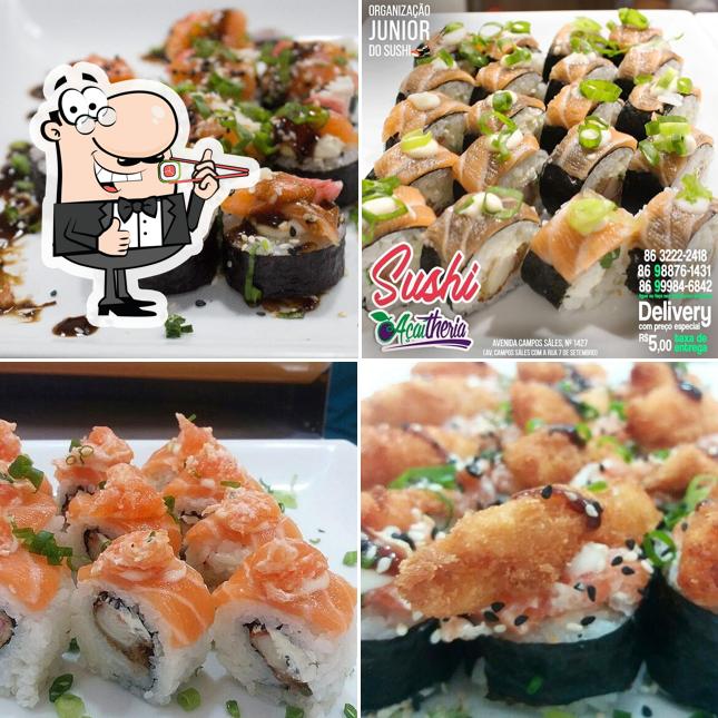 Escolha diversas opções de sushi