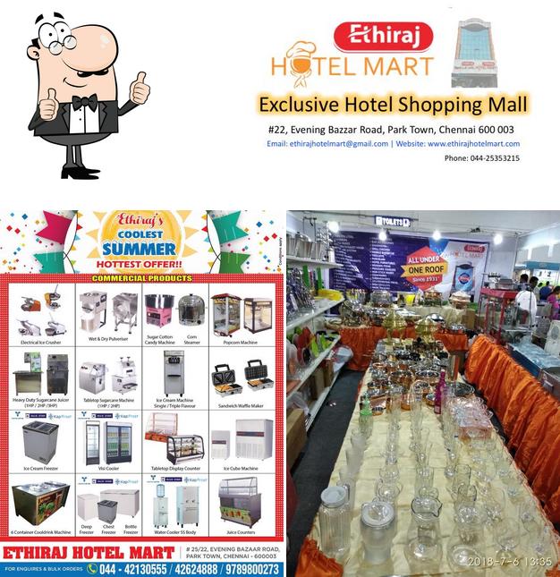 Look at the photo of Ethiraj Hotel Mart