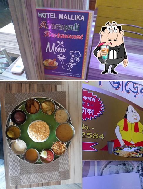The picture of drink and food at Gopal Bhar er Rannaghor