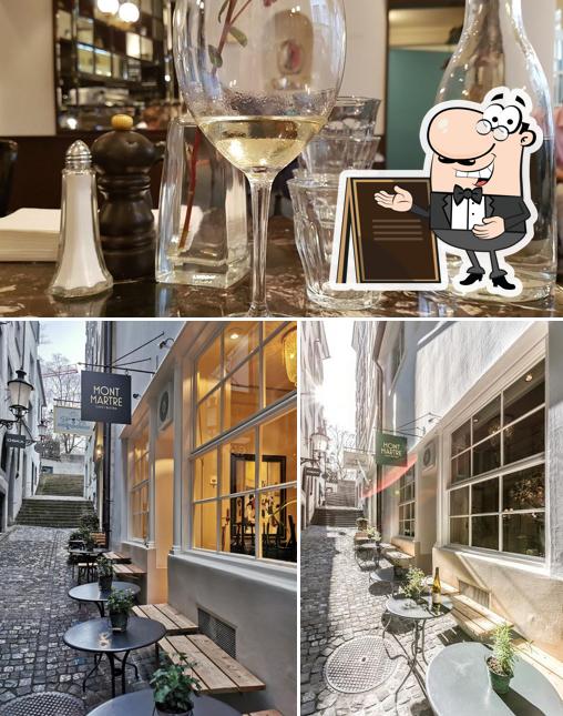 La immagine di esterno e vino da Montmartre Café & Bistro