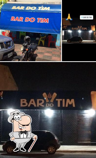 O exterior do Bar Do Tim