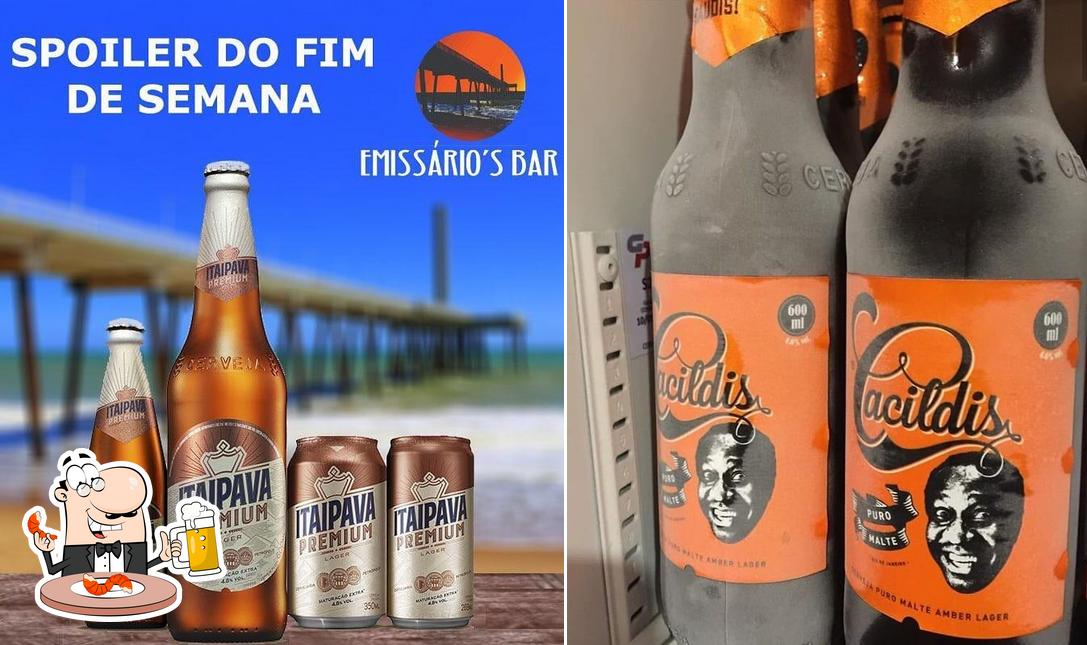 Peça um copo de cerveja leve ou escura