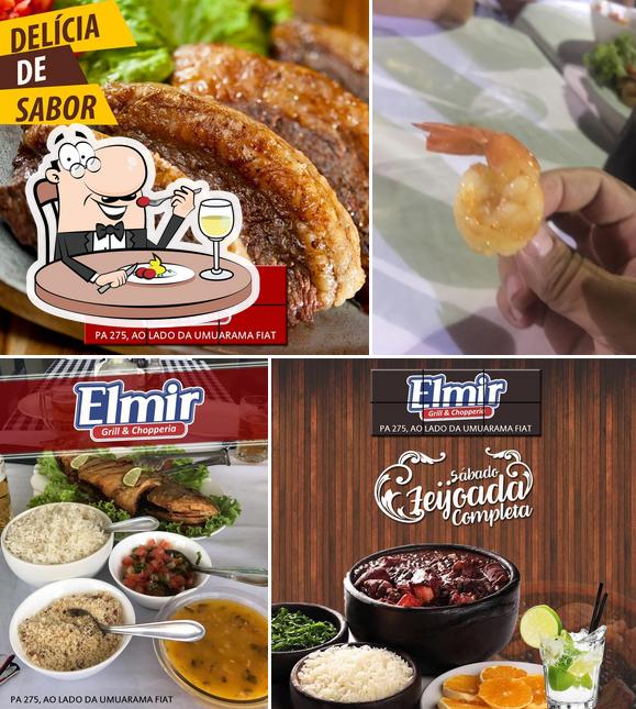 Comida em Elmir Grill & Choperia