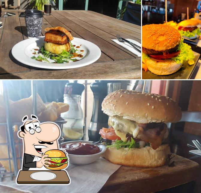 Get a burger at Stellar Restaurant & Bar