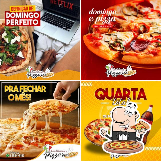 Peça pizza no Buíca Restaurante e Pizzaria