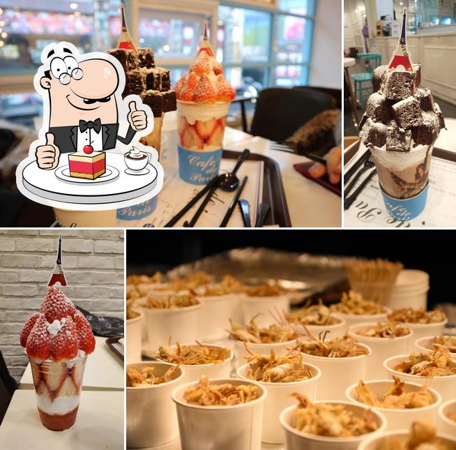 Myeongdong Cafe - Cafe de Paris offers a variety of desserts