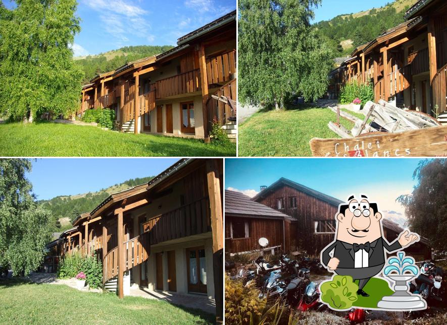 L'espace ouvert est une importante caractéristique de Chalet Hôtel Les Blancs