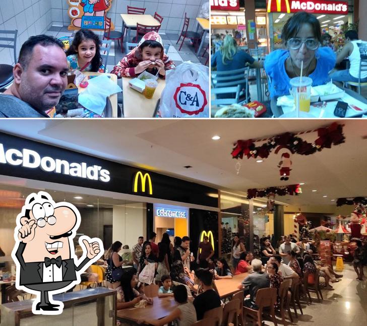 O interior do McDonald's