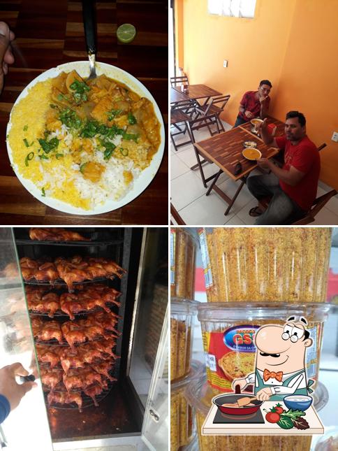 Curry de frango em Galeteria Ponto do Frango
