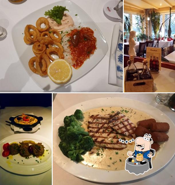 Essen im Restaurant Taverna Paros