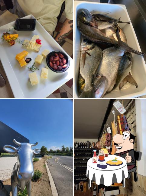 Piatto di formaggi al Tenuta Del Duca