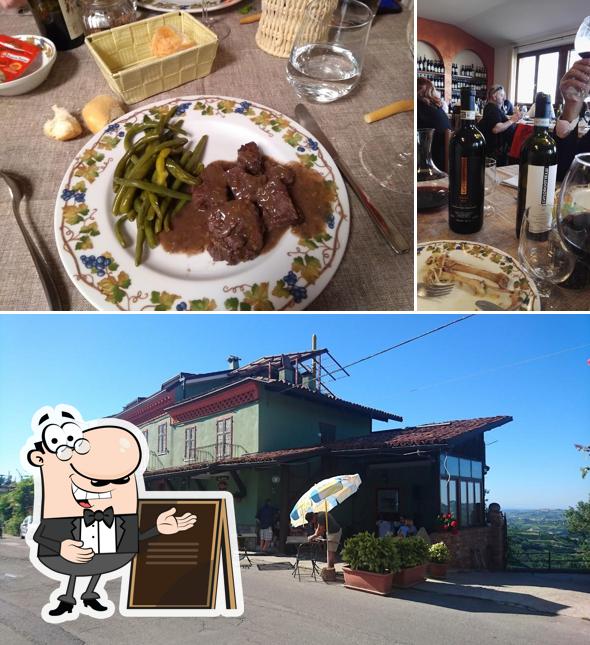 Gli esterni di Trattoria dell'Amicizia