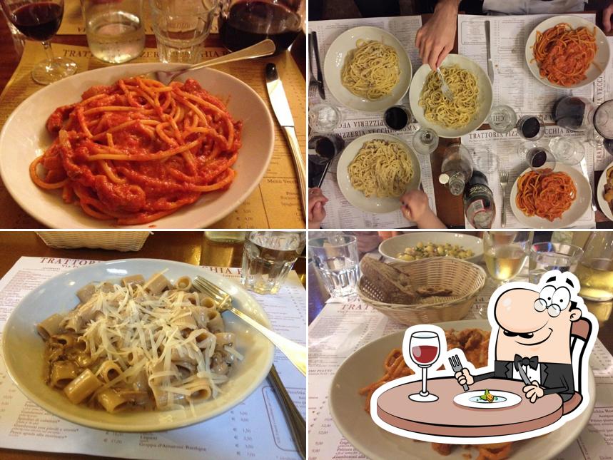 Cibo al Trattoria Vecchia Roma