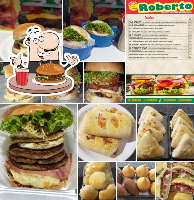 Consiga um hambúrguer no Lig Pizza do Roberto