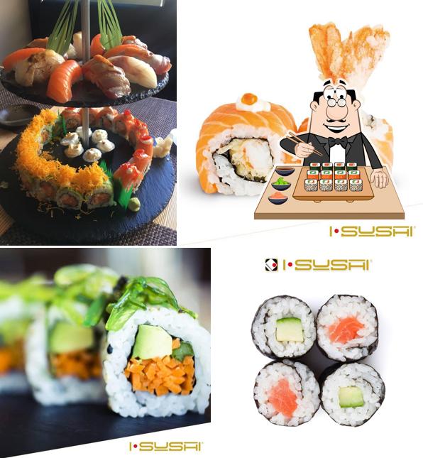 Try out various sushi options