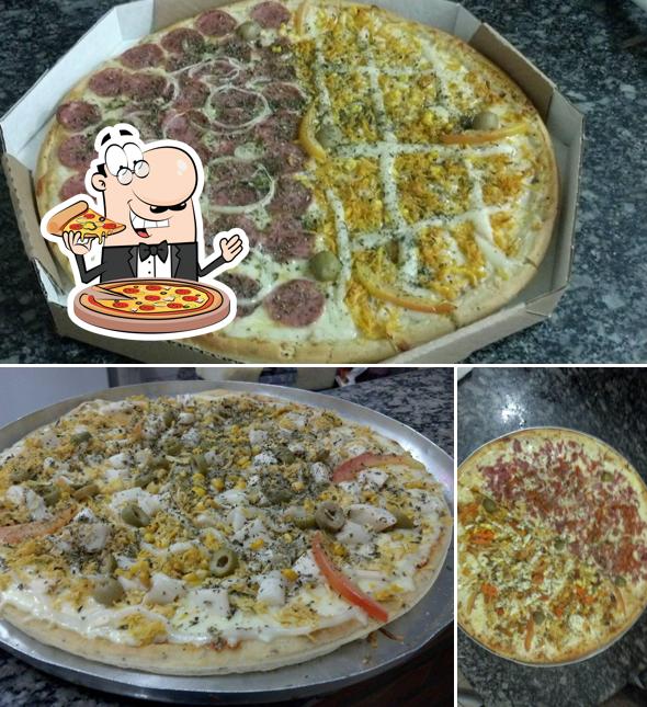 Consiga pizza no Pizzaria Lalu