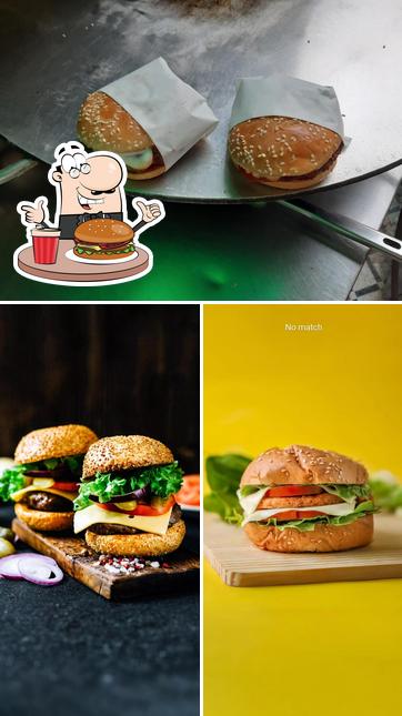Try out a burger at D V FOODS